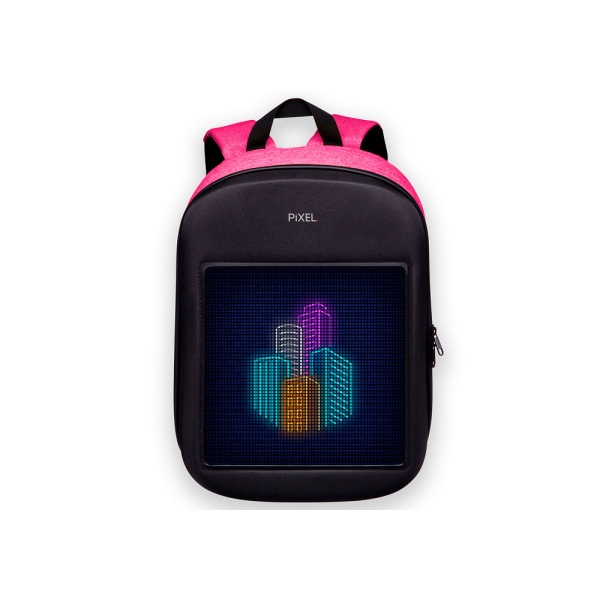 Рюкзак с LED-дисплеем PIXEL ONE - PINKMAN (розовый), BT